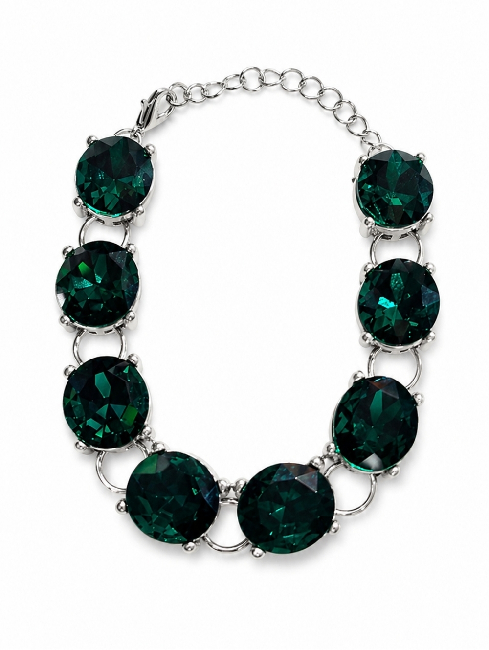 EMERALD Crystal Link Bracelet